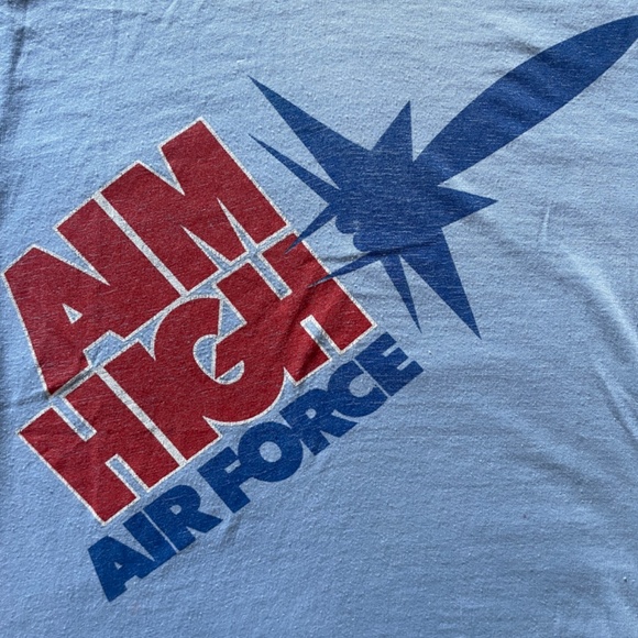 Vintage 80s Air Force ringer - Picture 2 of 3